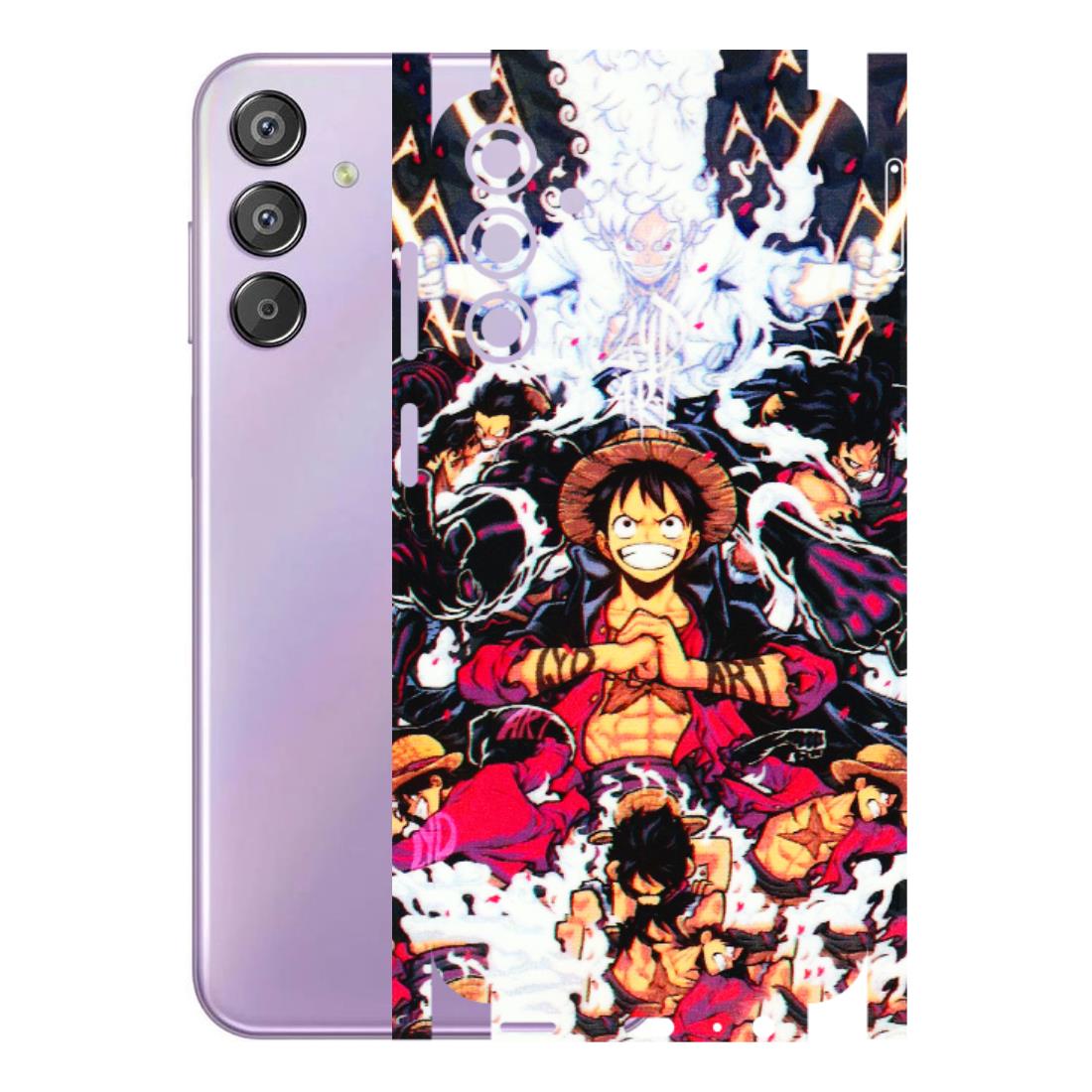 Samsung M/F/Note/Flip and C Phone Skins (All Models) - Luffy Anime Character - 3D Embossed Finish (L-203) Samsung Galaxy F15 (5G)