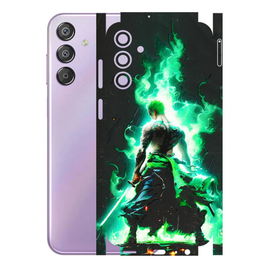 Samsung M/F/Note/Flip and C Phone Skins (All Models) - Zoro Sword - 3D Embossed Finish (L-241) Samsung Galaxy F15 (5G)