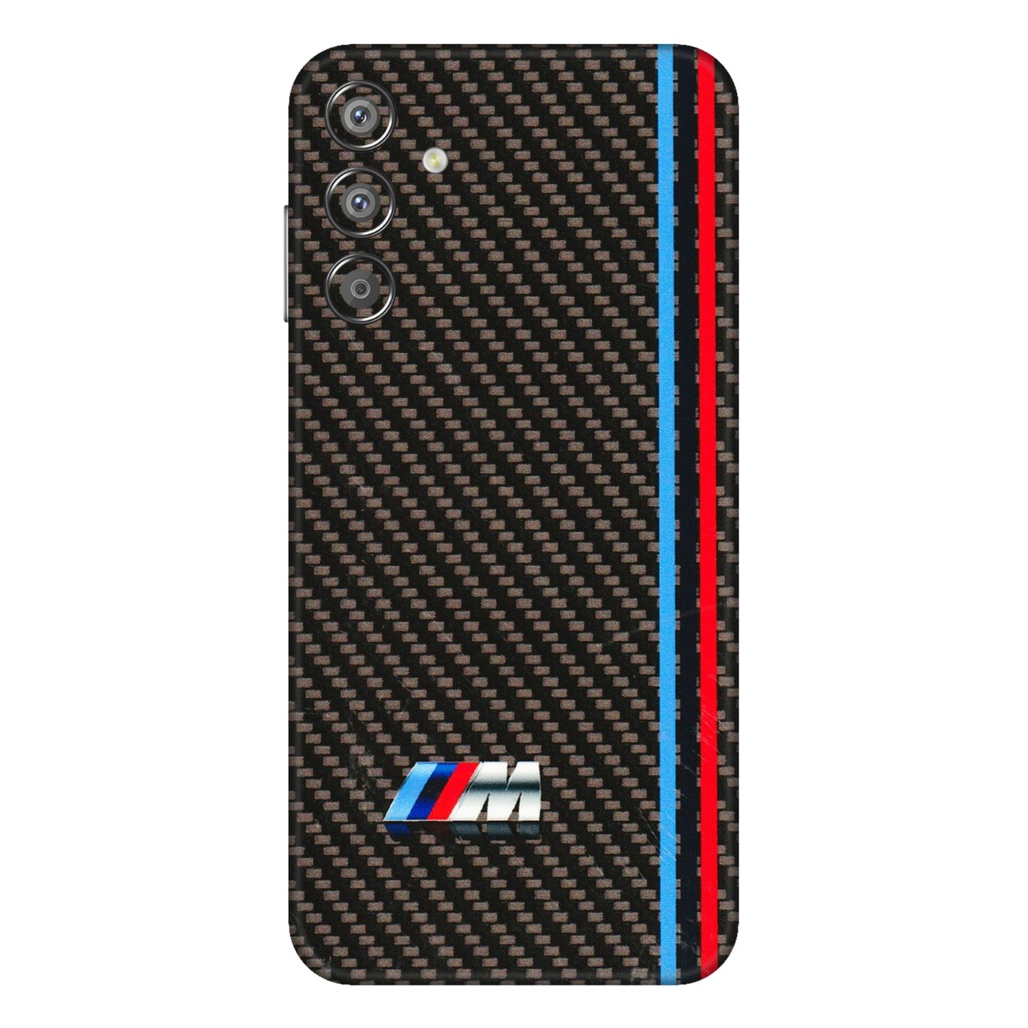 Samsung M/F/Note/Flip and C Phone Skins (All Models) - BM Carbon Fiber Feels - 3D Embossed Finish (L-38) Samsung Galaxy F15 (5G)