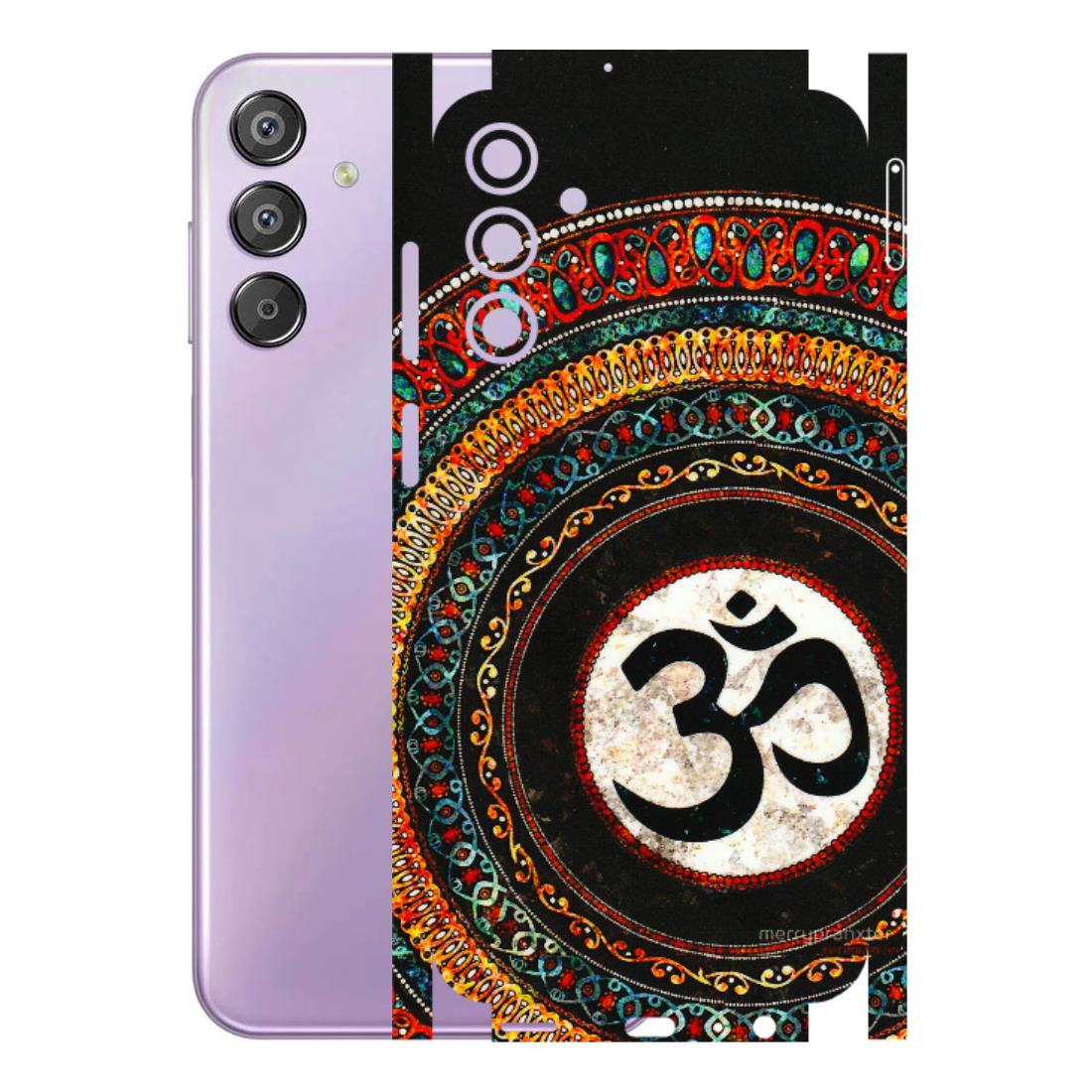 Samsung M/F/Note/Flip and C Phone Skins (All Models) - Aum Chant Abstract - 3D Embossed Finish (L-42) Samsung Galaxy F15 (5G)
