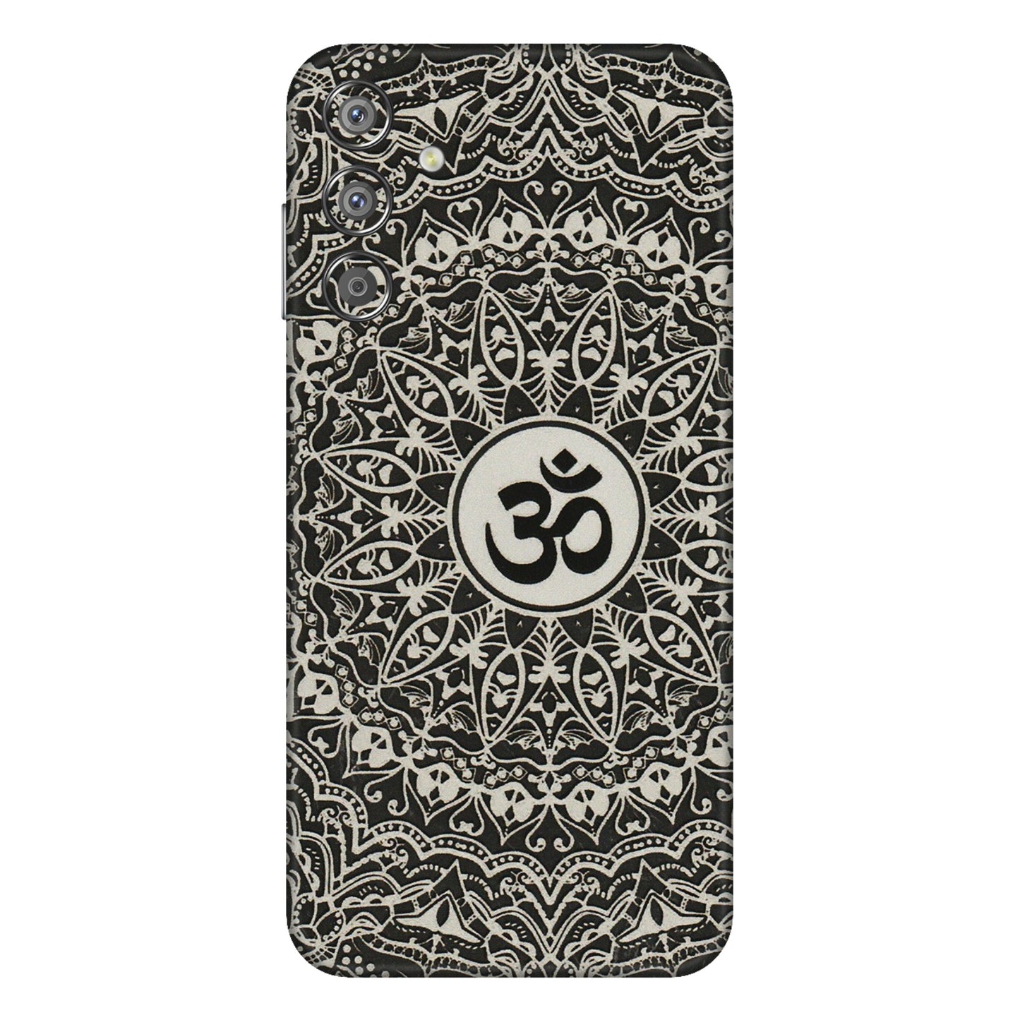 Samsung M/F/Note/Flip and C Phone Skins (All Models) - Aum Elegant Mandala - 3D Embossed Finish (L-62) Samsung Galaxy F15 (5G)