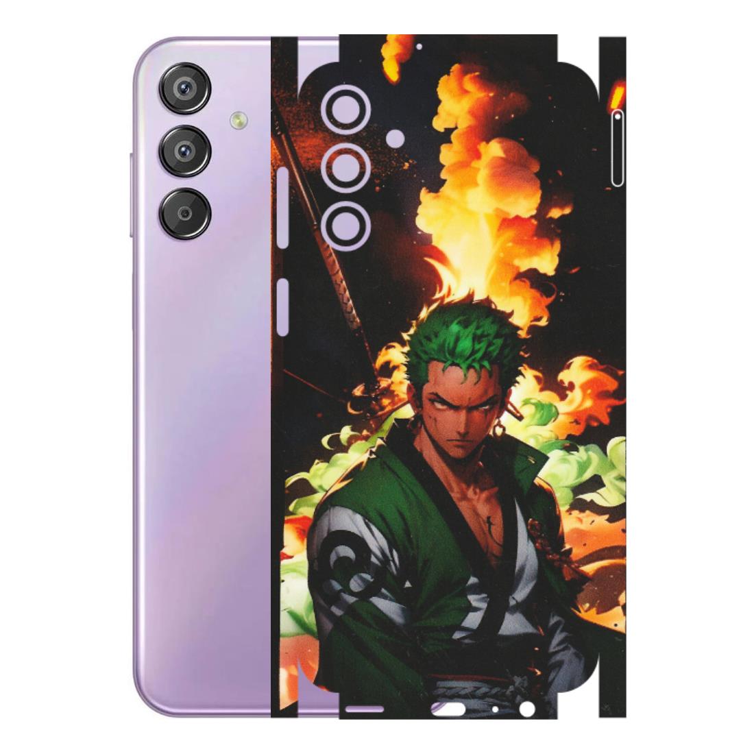 Samsung M/F/Note/Flip and C Phone Skins (All Models) - Roronoa Zoro - Matte Finish (M-102) Samsung Galaxy F15 (5G)