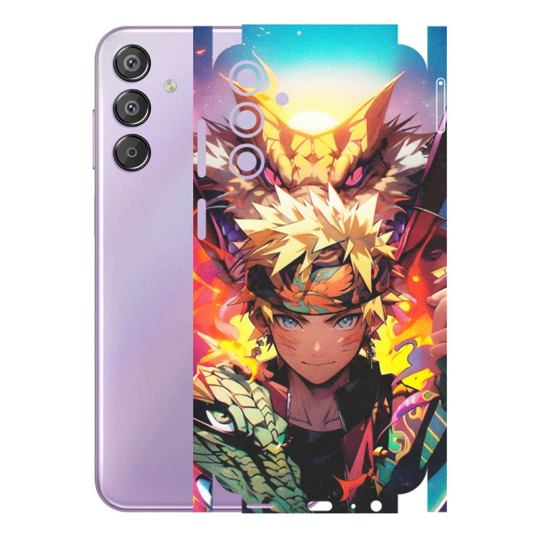 Samsung M/F/Note/Flip and C Phone Skins (All Models) - Angry Naruto Anime - Matte Finish (M-148) Samsung Galaxy F15 (5G)