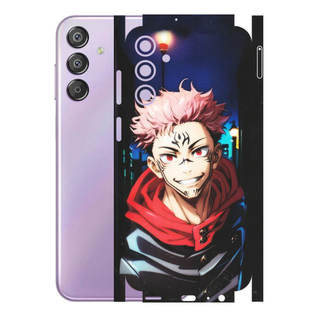 Samsung M/F/Note/Flip and C Phone Skins (All Models) - Yuji Itadori Funny Face Anime - Matte Finish (M-152) Samsung Galaxy F15 (5G)