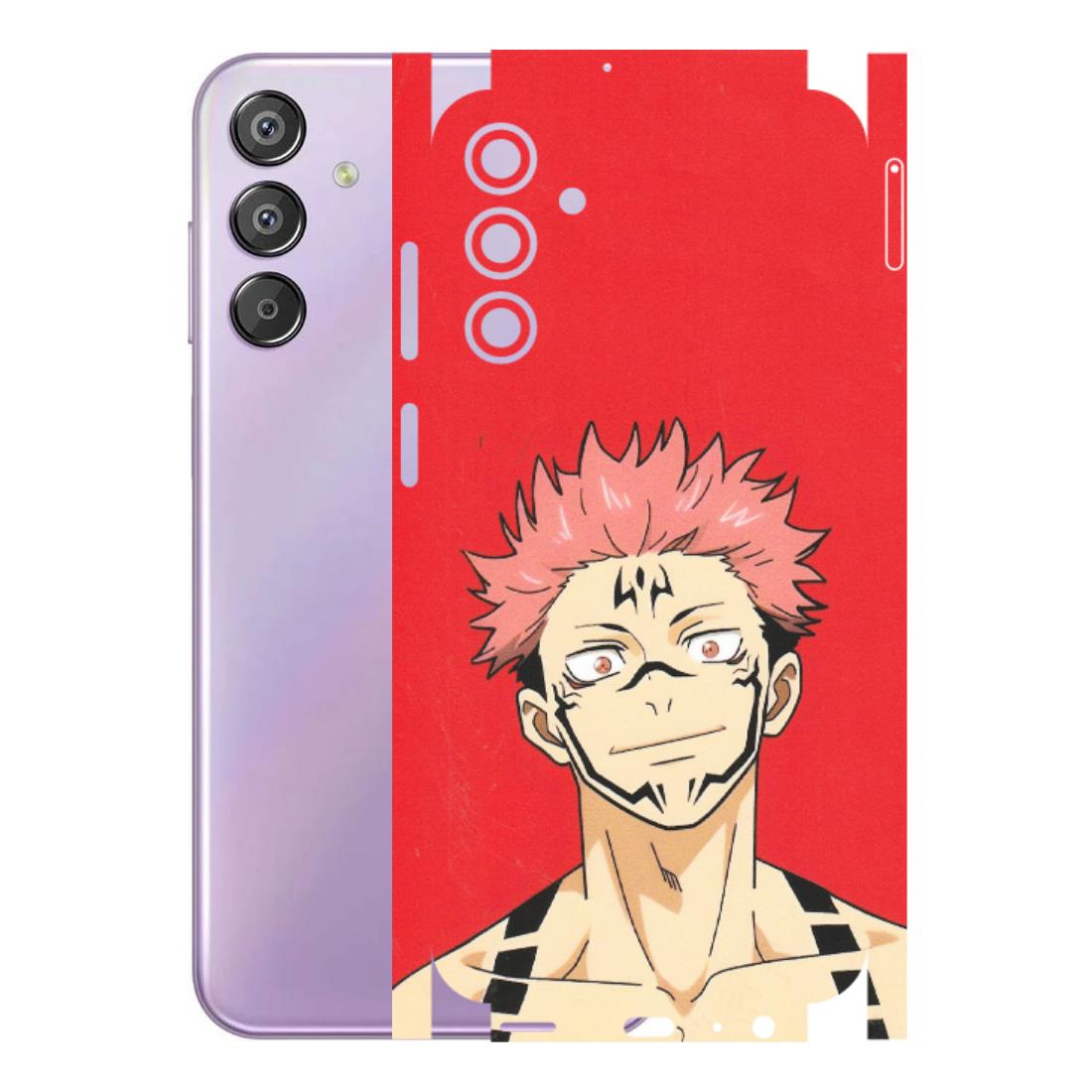 Samsung M/F/Note/Flip and C Phone Skins (All Models) - Ryomen Sukuna Fun Anime - Matte Finish (M-153) Samsung Galaxy F15 (5G)