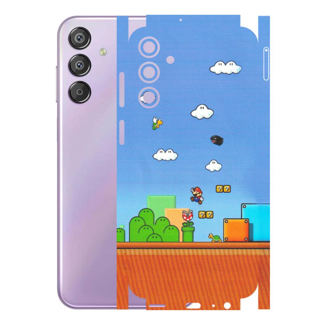 Samsung M/F/Note/Flip and C Phone Skins (All Models) - Mario Game Scene - Matte Finish (M-24) Samsung Galaxy F15 (5G)