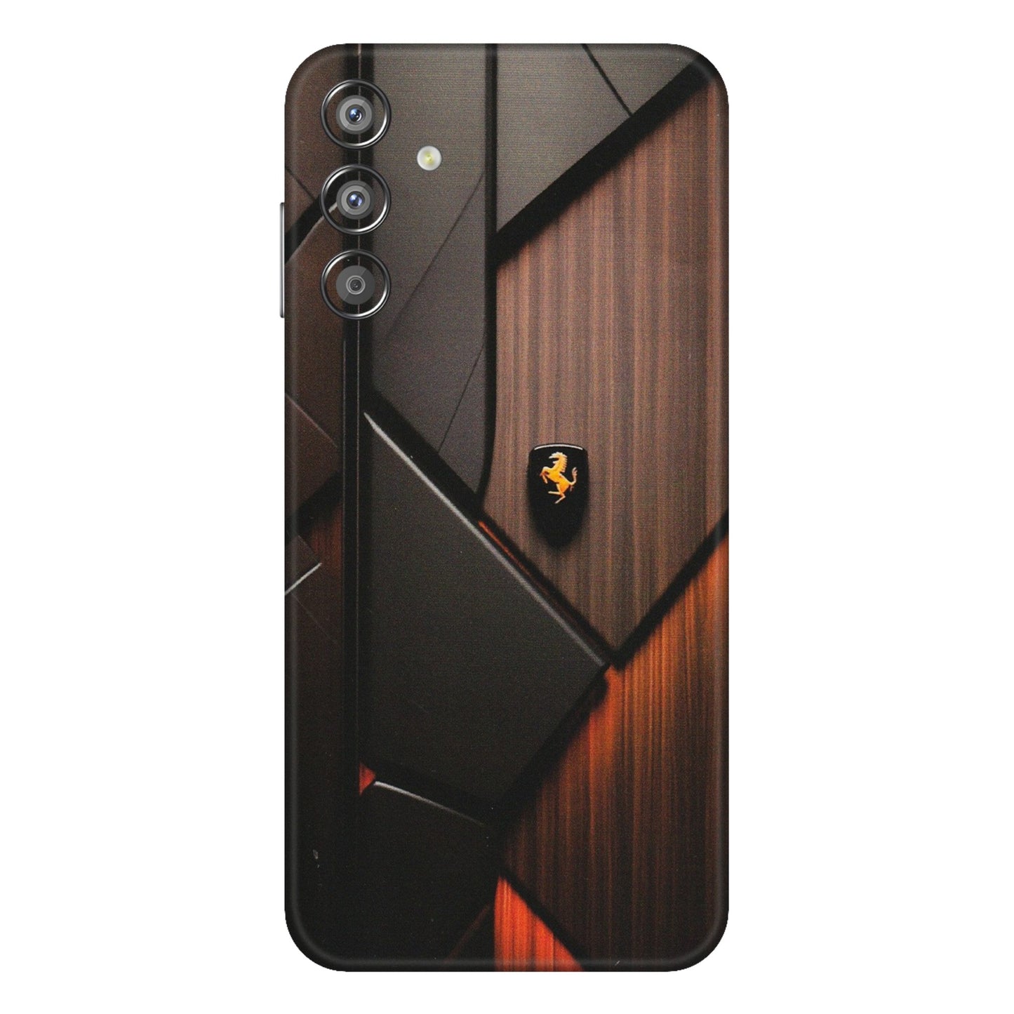 Samsung M/F/Note/Flip and C Phone Skins (All Models) - Lambo Beauty Wood Pattern Sober - Matte Finish (M-51) Samsung Galaxy F15 (5G)