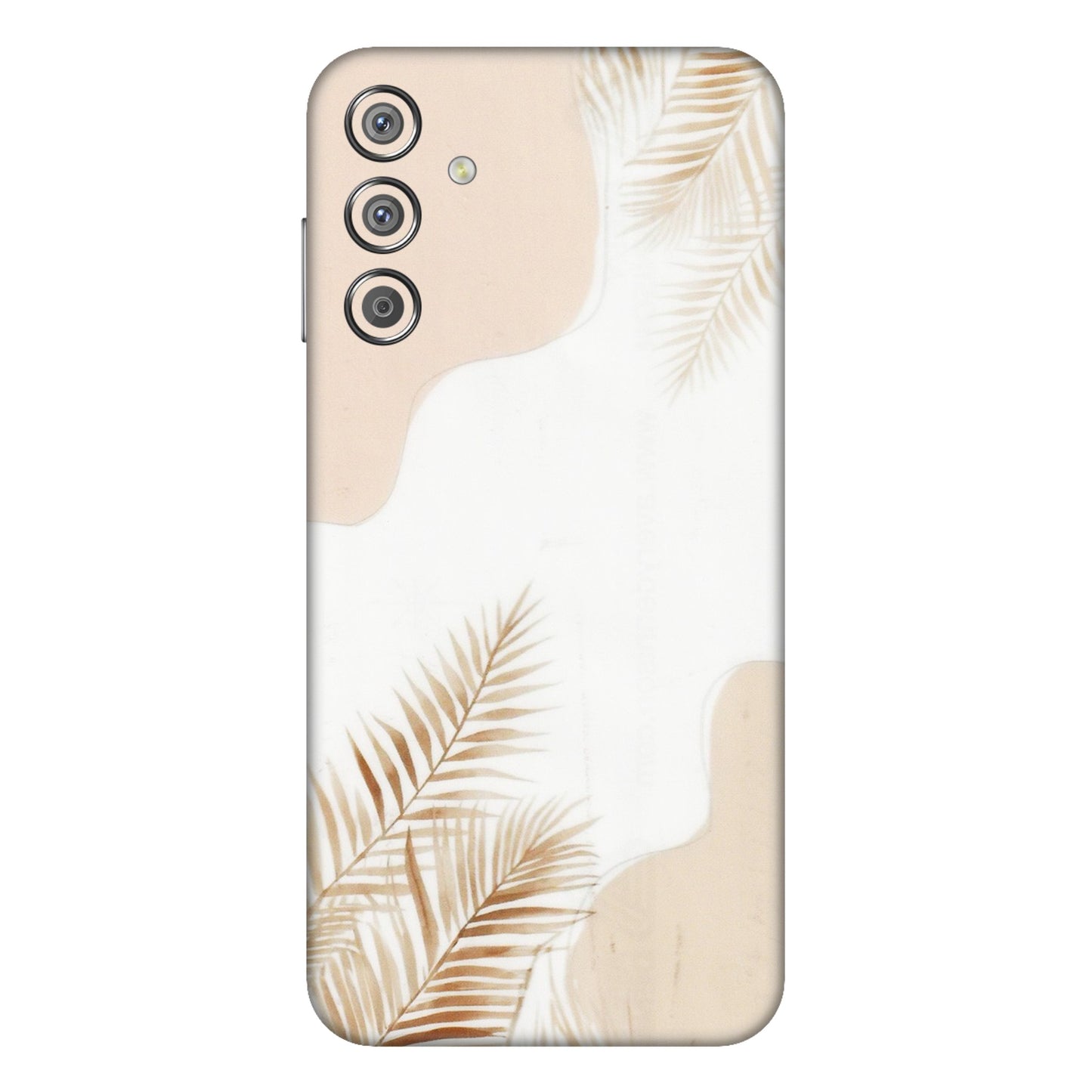 Samsung M/F/Note/Flip and C Phone Skins (All Models) - Gold Petals Abstract - Transparent Finish (T-08) Samsung Galaxy F15 (5G)