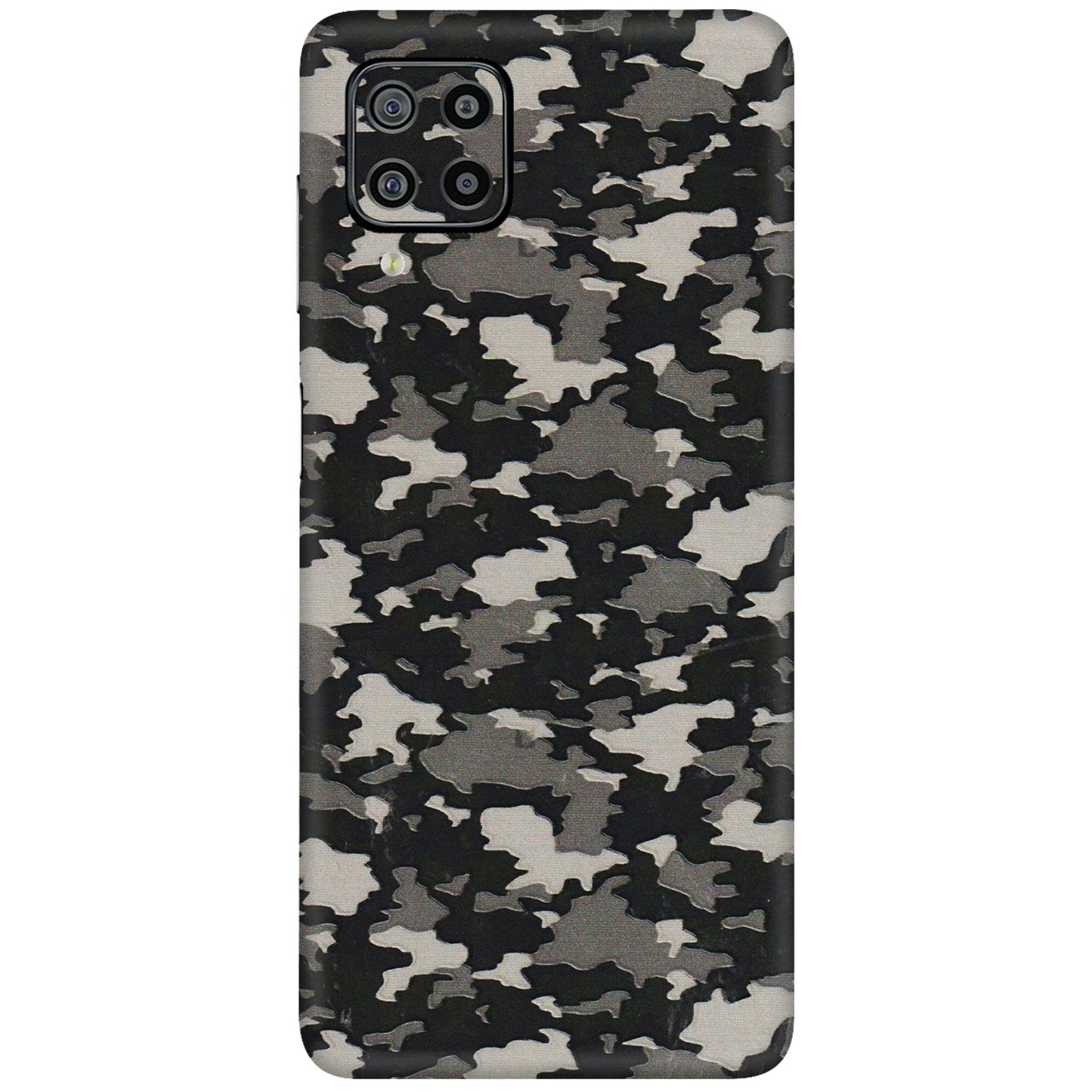 Samsung M/F/Note/Flip and C Phone Skins (All Models) - Black/Grey Camoflaunge - 3D Embossed Finish (L-142) Samsung Galaxy F22