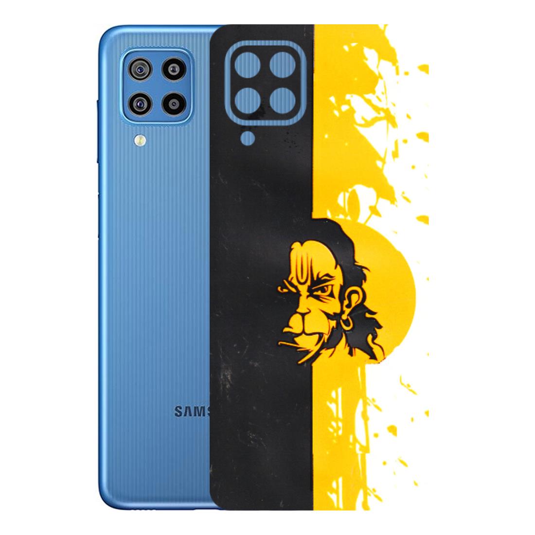 Samsung M/F/Note/Flip and C Phone Skins (All Models) - Bajrangbali - 3D Embossed Finish (L-151) Samsung Galaxy F22