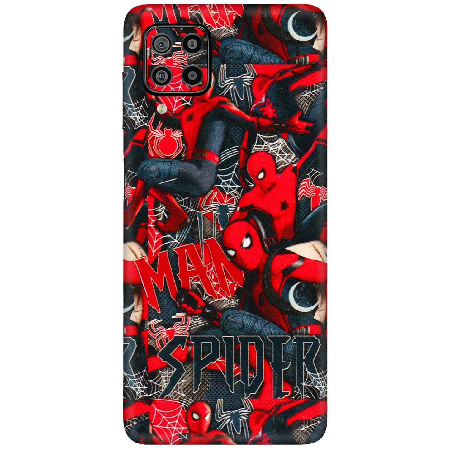 Samsung M/F/Note/Flip and C Phone Skins (All Models) - SpiderMan Cool - 3D Embossed Finish (L-188) Samsung Galaxy F22