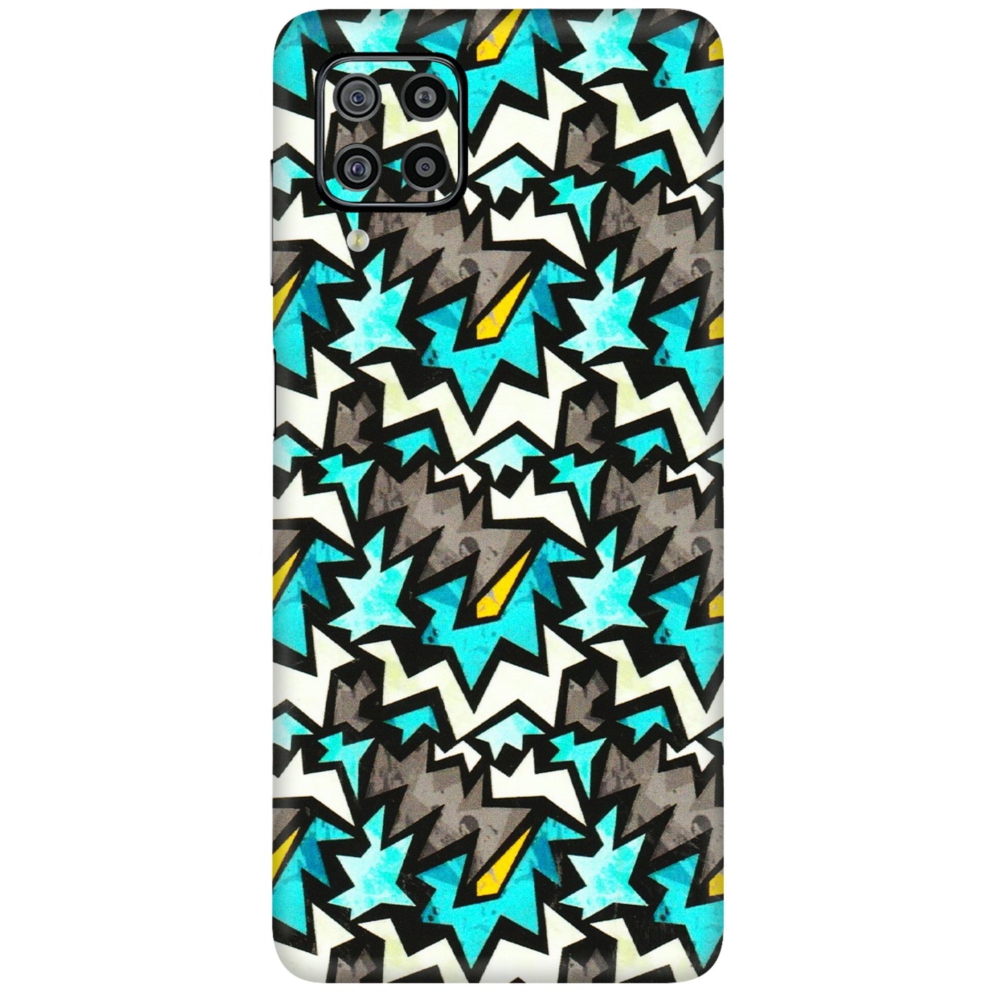 Samsung M/F/Note/Flip and C Phone Skins (All Models) - Funky Zig Zag - 3D Embossed Finish (L-223) Samsung Galaxy F22