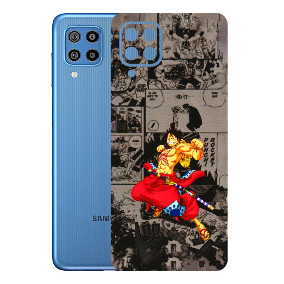Samsung M/F/Note/Flip and C Phone Skins (All Models) - One Piece Rocket Punch Manga - 3D Embossed Finish (L-25) Samsung Galaxy F22