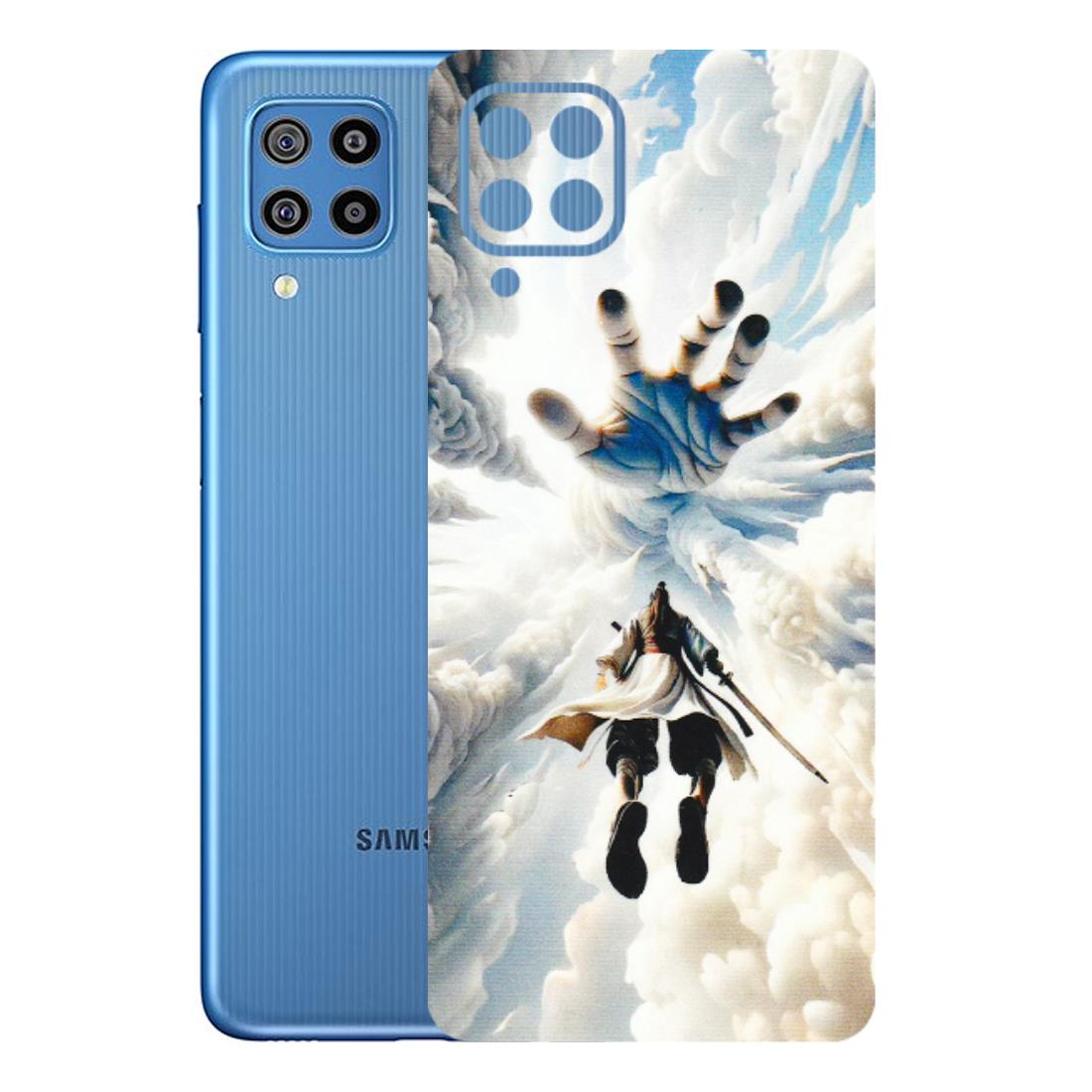 Samsung M/F/Note/Flip and C Phone Skins (All Models) - Big Hand With Monkey King - 3D Embossed Finish (L-323) Samsung Galaxy F22