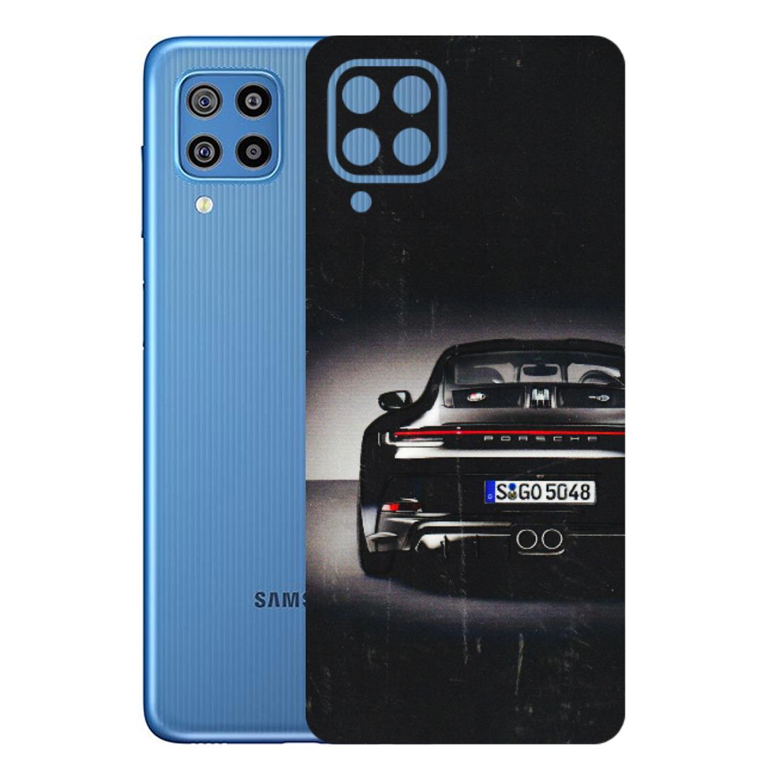 Samsung M/F/Note/Flip and C Phone Skins (All Models) - New Black Porsche GT3 - 3D Embossed Finish (L-327) Samsung Galaxy F22
