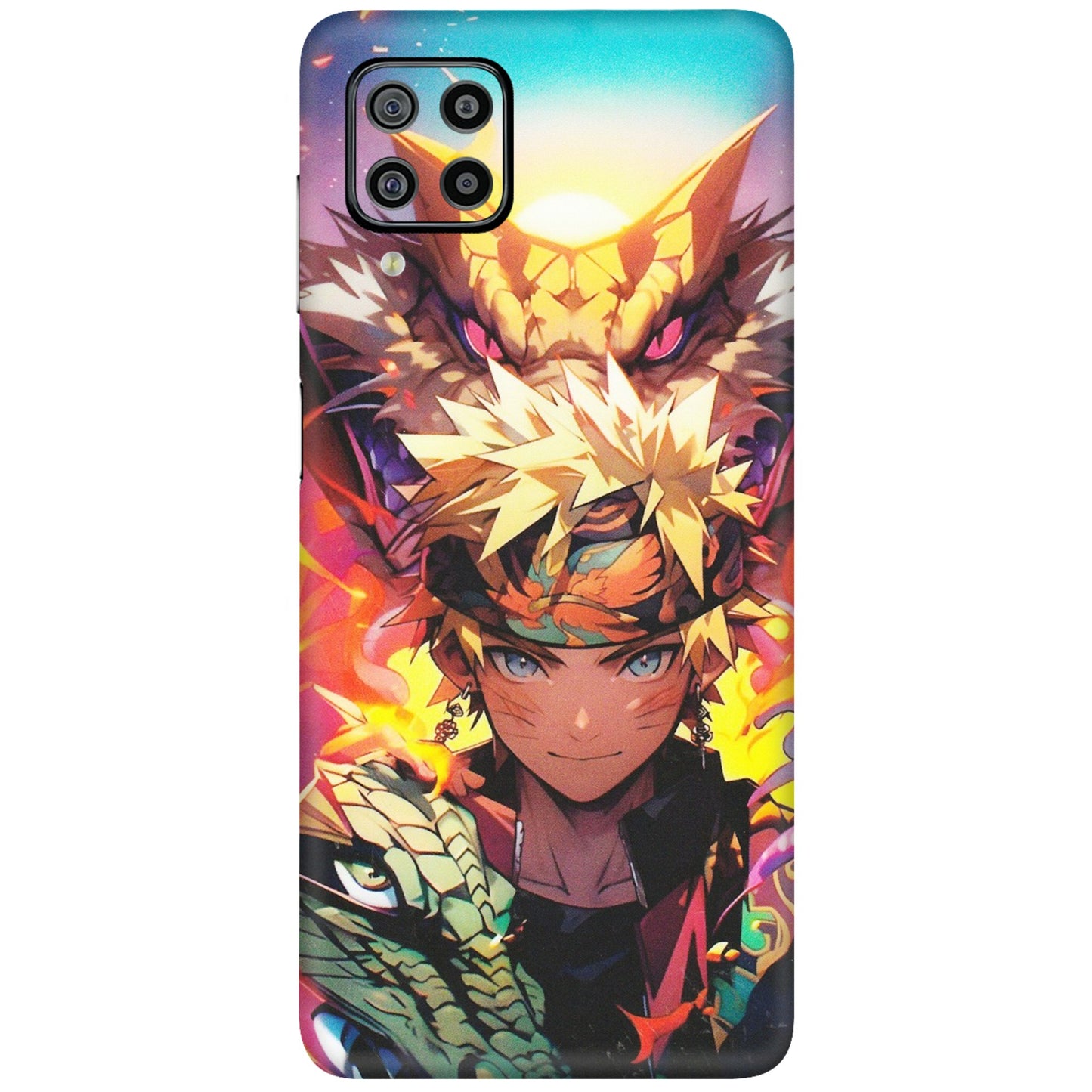 Samsung M/F/Note/Flip and C Phone Skins (All Models) - Angry Naruto Anime - Matte Finish (M-148) Samsung Galaxy F22