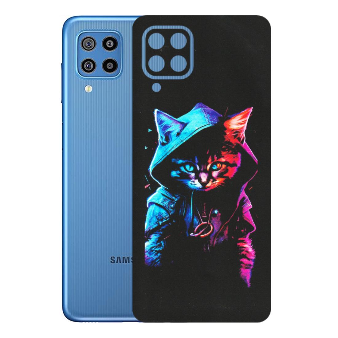 Samsung M/F/Note/Flip and C Phone Skins (All Models) - Cyberpunk Cat - Matte Finish (M-45) Samsung Galaxy F22