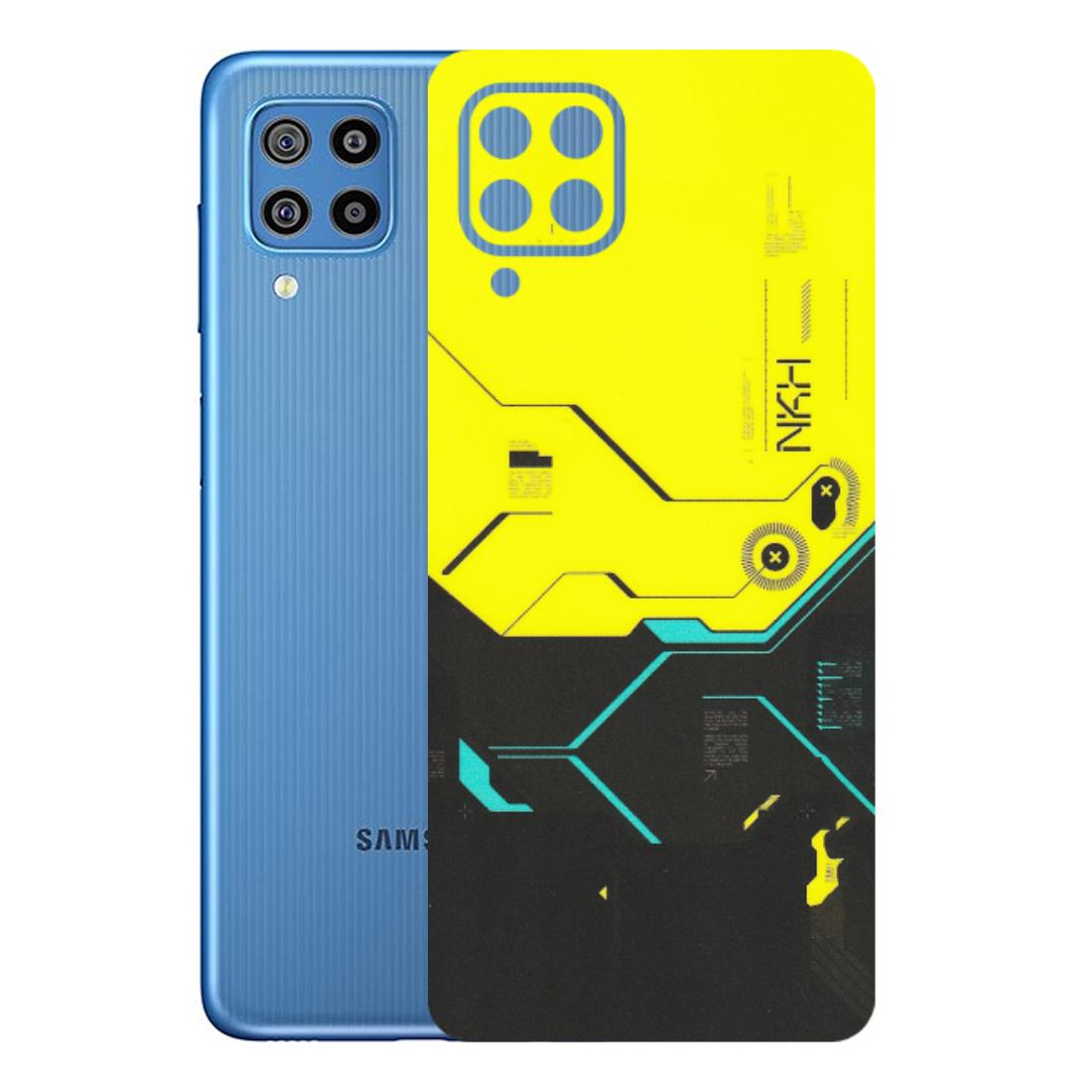 Samsung M/F/Note/Flip and C Phone Skins (All Models) - Black Yellow Technica - Matte Finish (M-53) Samsung Galaxy F22