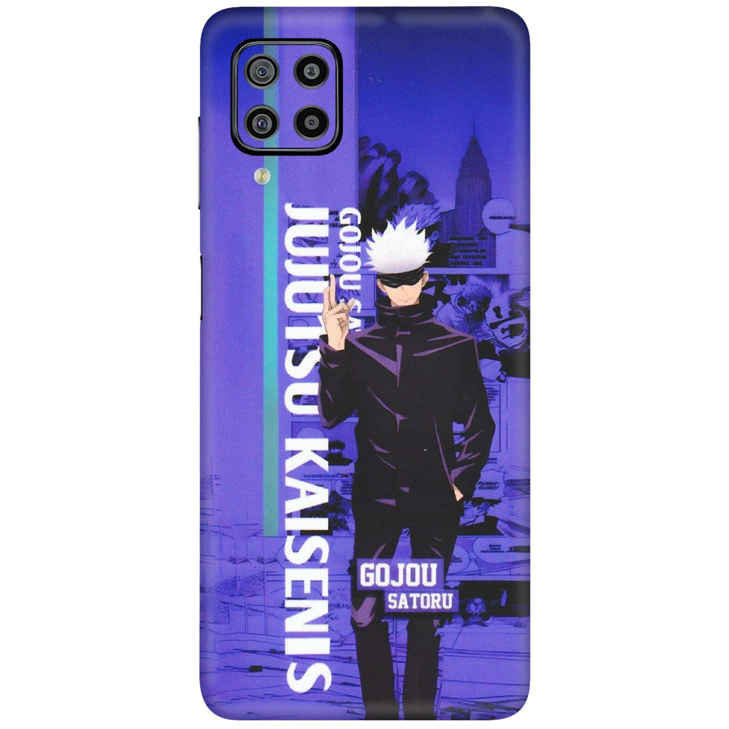 Samsung M/F/Note/Flip and C Phone Skins (All Models) - Jujutsu Kaisen Gojo - Matte Finish (M-05) Samsung Galaxy F22
