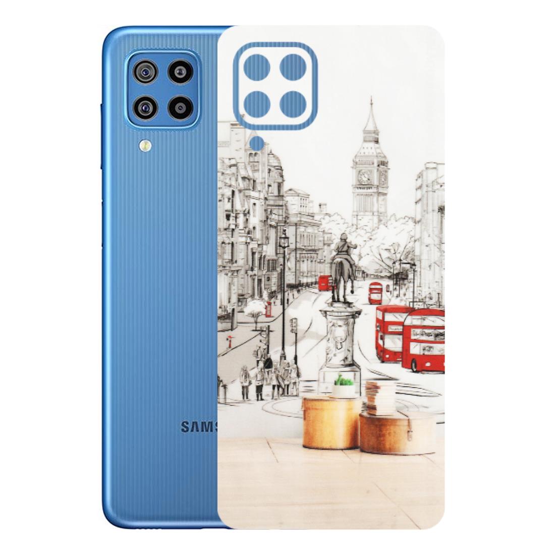 Samsung M/F/Note/Flip and C Phone Skins (All Models) - London Street - Transparent Finish (T-02) Samsung Galaxy F22