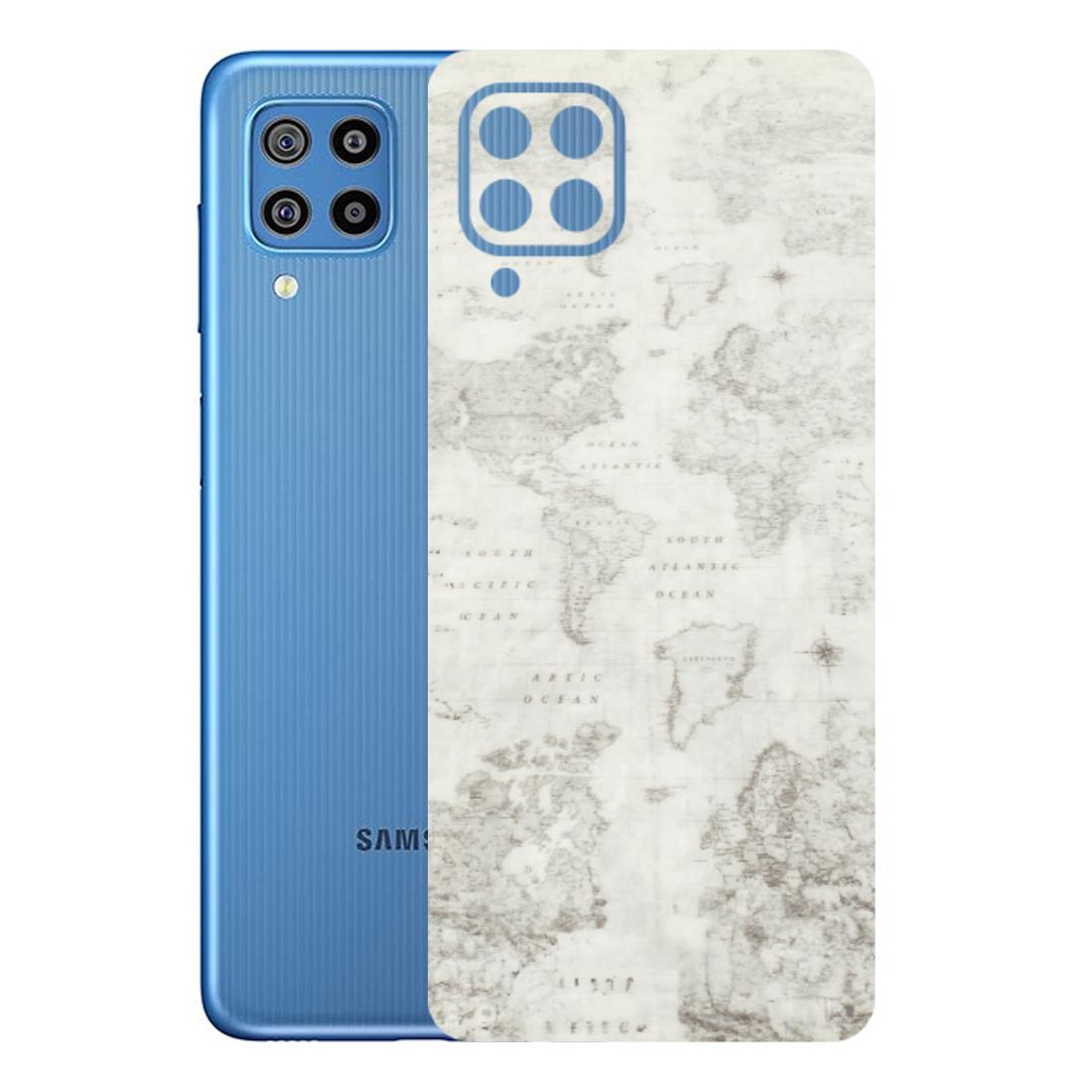 Samsung M/F/Note/Flip and C Phone Skins (All Models) - World Travel Map - Transparent Finish (T-04) Samsung Galaxy F22