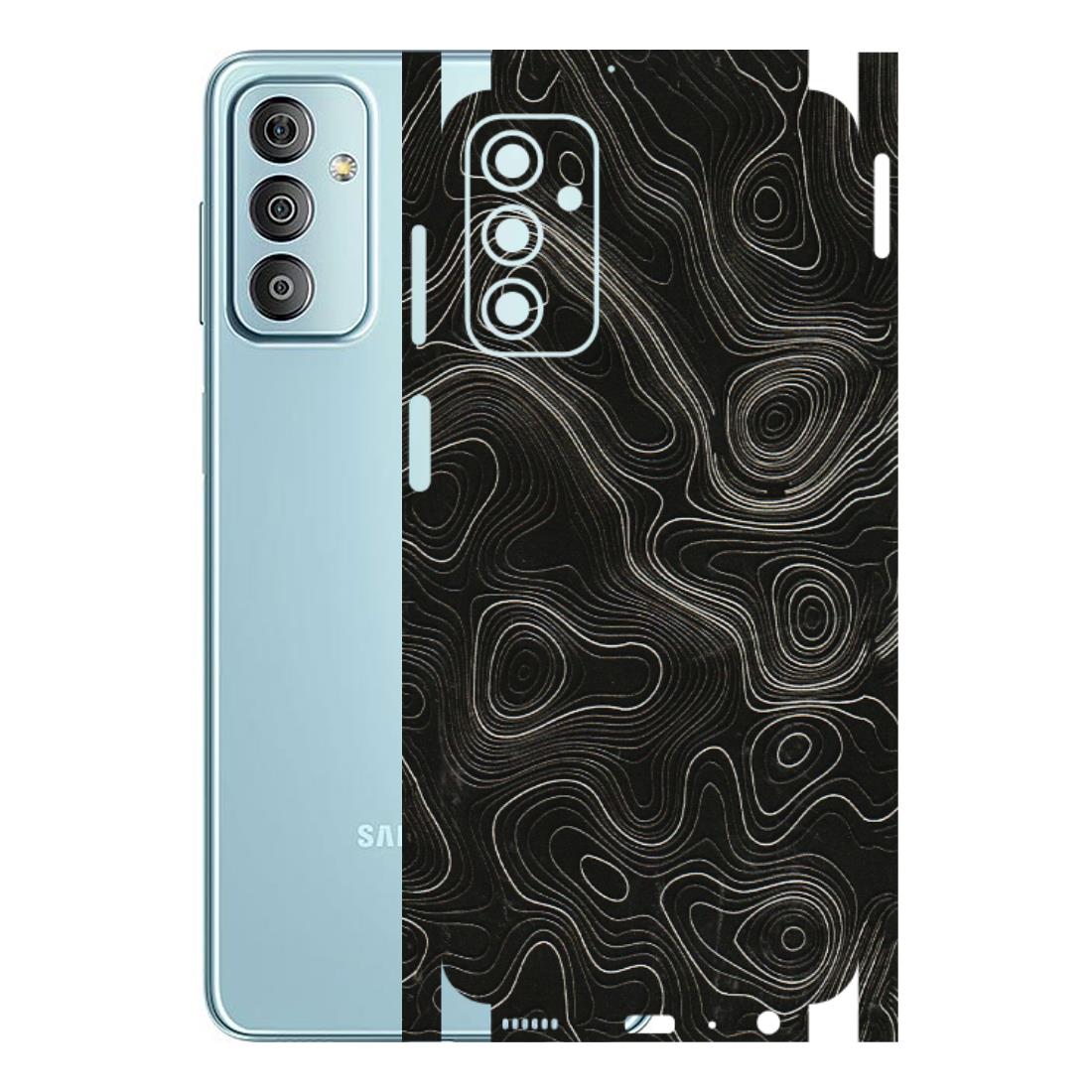 Samsung M/F/Note/Flip and C Phone Skins (All Models) - Black Swirl - 3D Embossed Finish (L-196) Samsung Galaxy F23