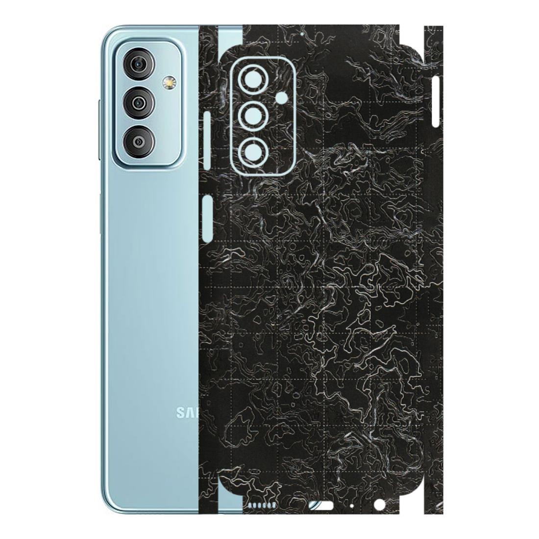 Samsung M/F/Note/Flip and C Phone Skins (All Models) - Black map Texture - 3D Embossed Finish (L-201) Samsung Galaxy F23