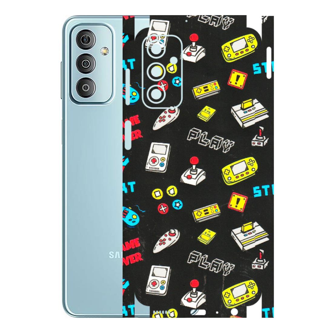 Samsung M/F/Note/Flip and C Phone Skins (All Models) - Gaming Doodles - 3D Embossed Finish (L-224) Samsung Galaxy F23