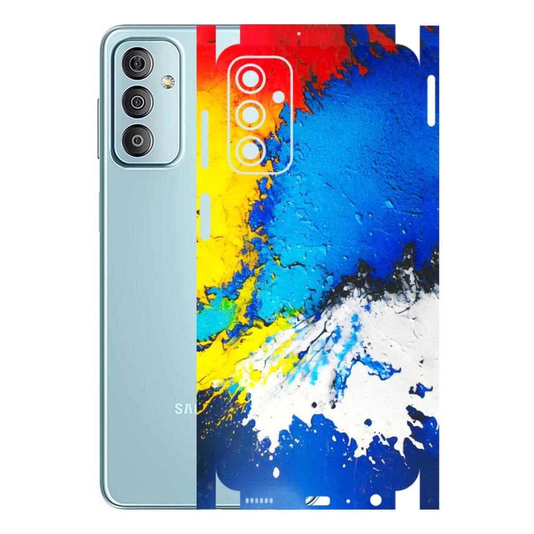 Samsung M/F/Note/Flip and C Phone Skins (All Models) - Acrylic Paint Spill - 3D Embossed Finish (L-229) Samsung Galaxy F23