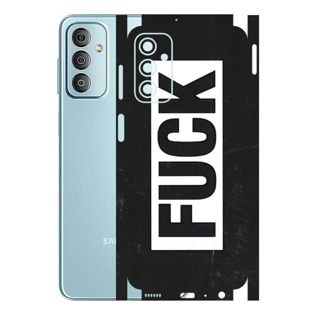 Samsung M/F/Note/Flip and C Phone Skins (All Models) - The F Word - 3D Embossed Finish (L-255) Samsung Galaxy F23
