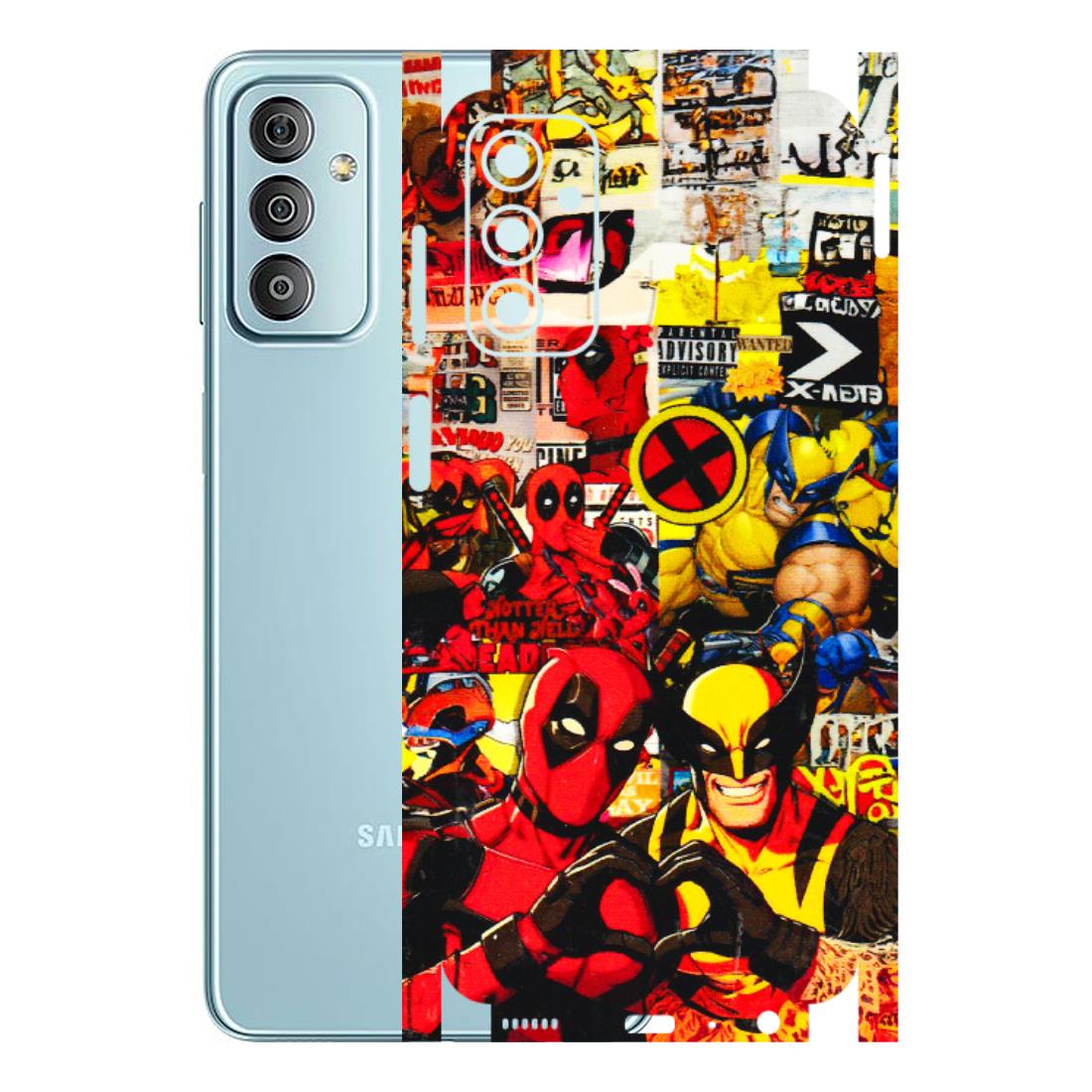 Samsung M/F/Note/Flip and C Phone Skins (All Models) - Spidy Wolverine - 3D Embossed Finish (L-310) Samsung Galaxy F23
