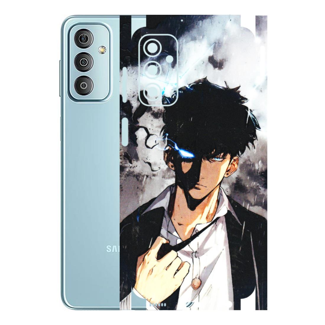 Samsung M/F/Note/Flip and C Phone Skins (All Models) - Sung Jinwoo Manhwa Anime - 3D Embossed Finish (L-328) Samsung Galaxy F23