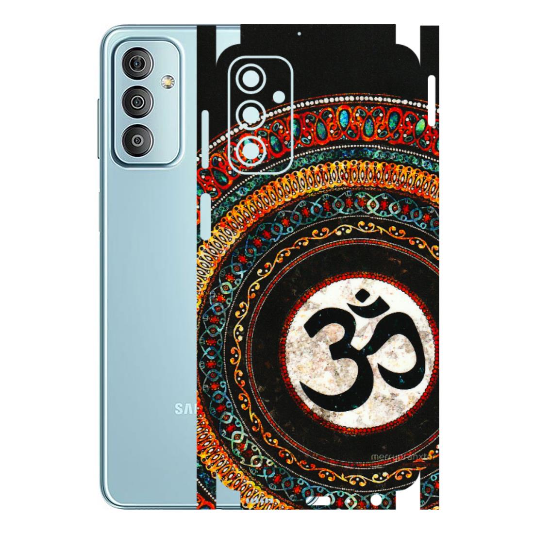 Samsung M/F/Note/Flip and C Phone Skins (All Models) - Aum Chant Abstract - 3D Embossed Finish (L-42) Samsung Galaxy F23