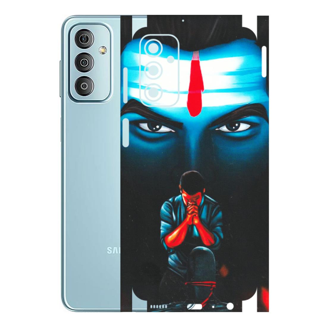 Samsung M/F/Note/Flip and C Phone Skins (All Models) - Mahakal Bhakt - Matte Finish (M-112) Samsung Galaxy F23