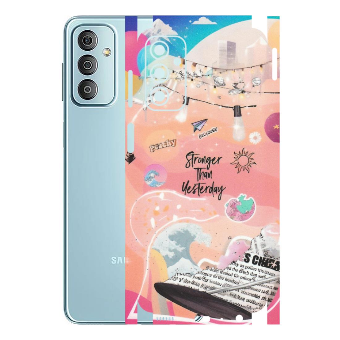 Samsung M/F/Note/Flip and C Phone Skins (All Models) - Stronger Then Yesterday - Matte Finish (M-128) Samsung Galaxy F23