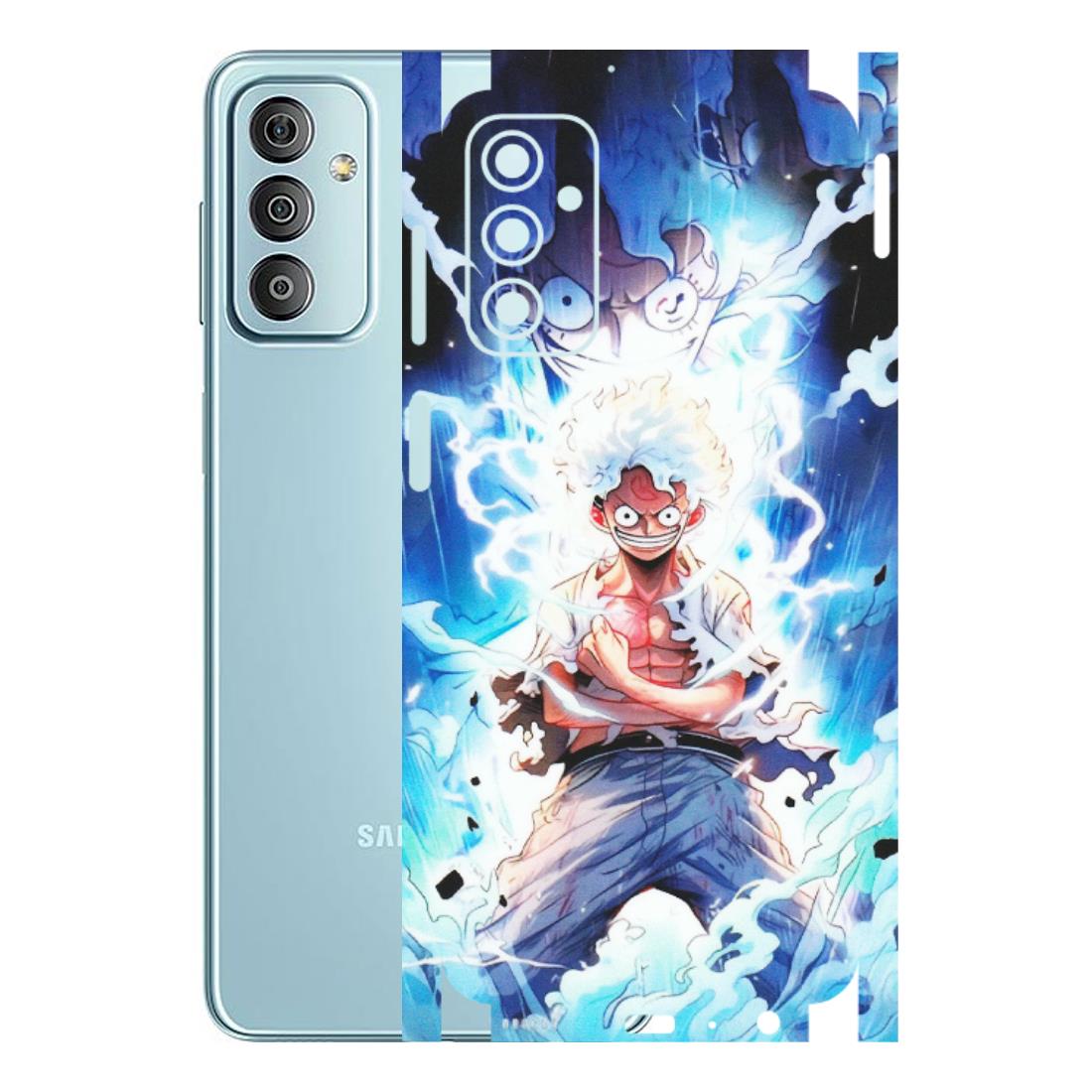 Samsung M/F/Note/Flip and C Phone Skins (All Models) - Blue Thunder Luffy Anime - Matte Finish (M-132) Samsung Galaxy F23