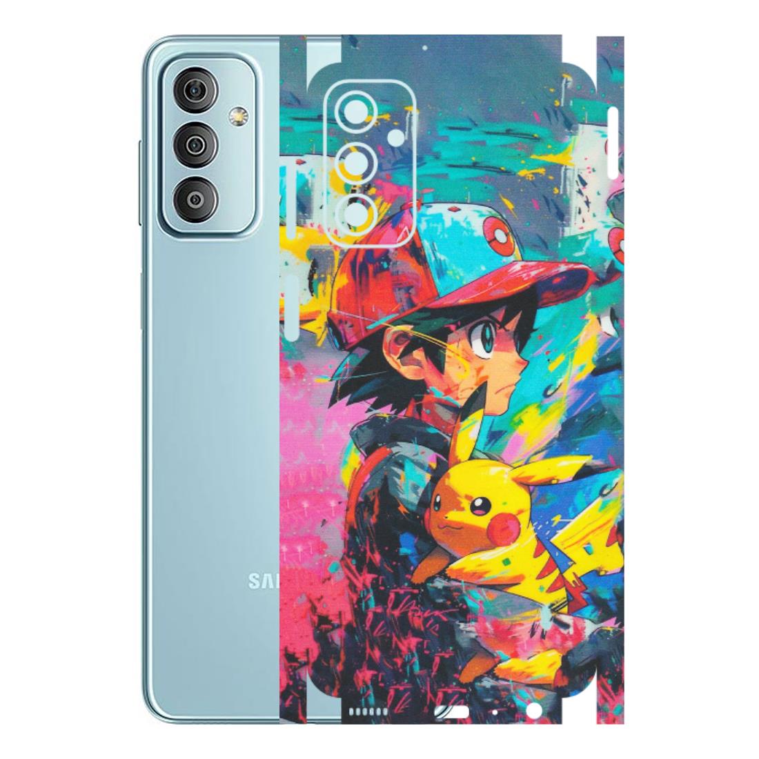 Samsung M/F/Note/Flip and C Phone Skins (All Models) - Ash & Pikachu - Matte Finish (M-26) Samsung Galaxy F23