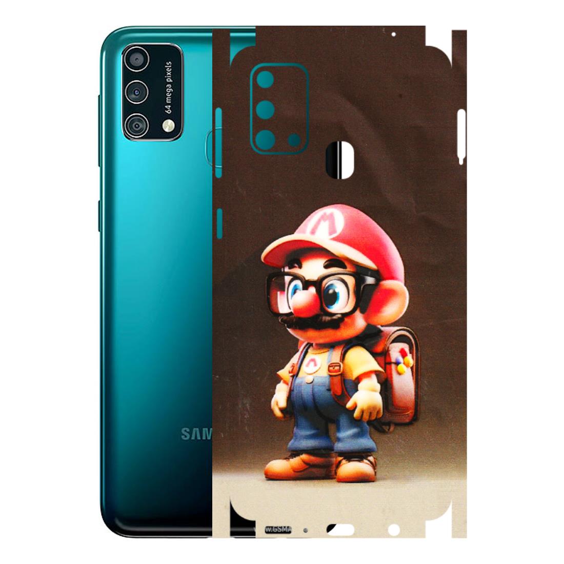Samsung M/F/Note/Flip and C Phone Skins (All Models) - Little Mario - 3D Embossed Finish (L-119) Samsung Galaxy F41
