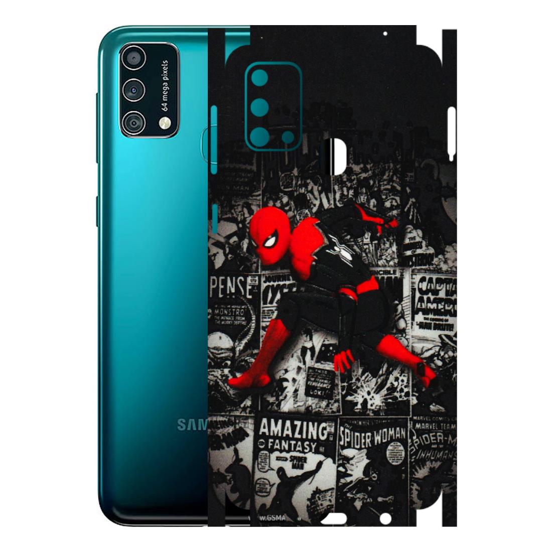 Samsung M/F/Note/Flip and C Phone Skins (All Models) - SpiderMan New - 3D Embossed Finish (L-162) Samsung Galaxy F41