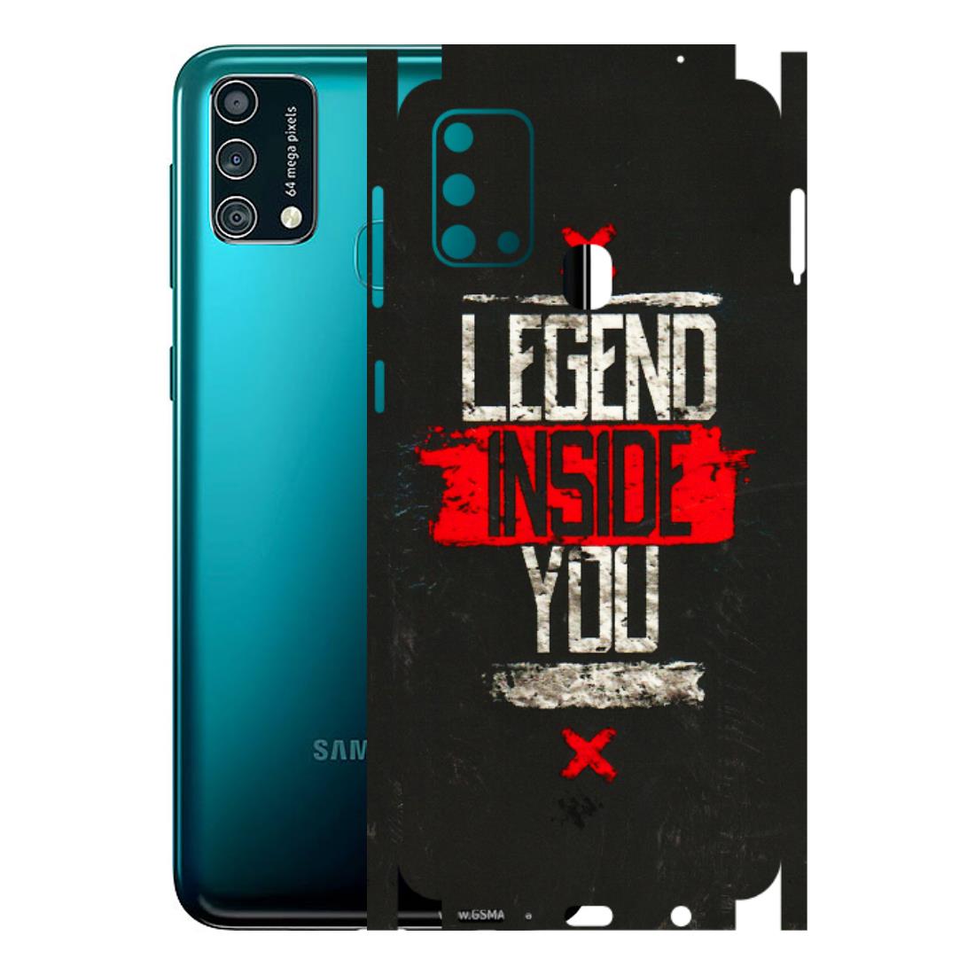 Samsung M/F/Note/Flip and C Phone Skins (All Models) - Legend Inside You - 3D Embossed Finish (L-186) Samsung Galaxy F41