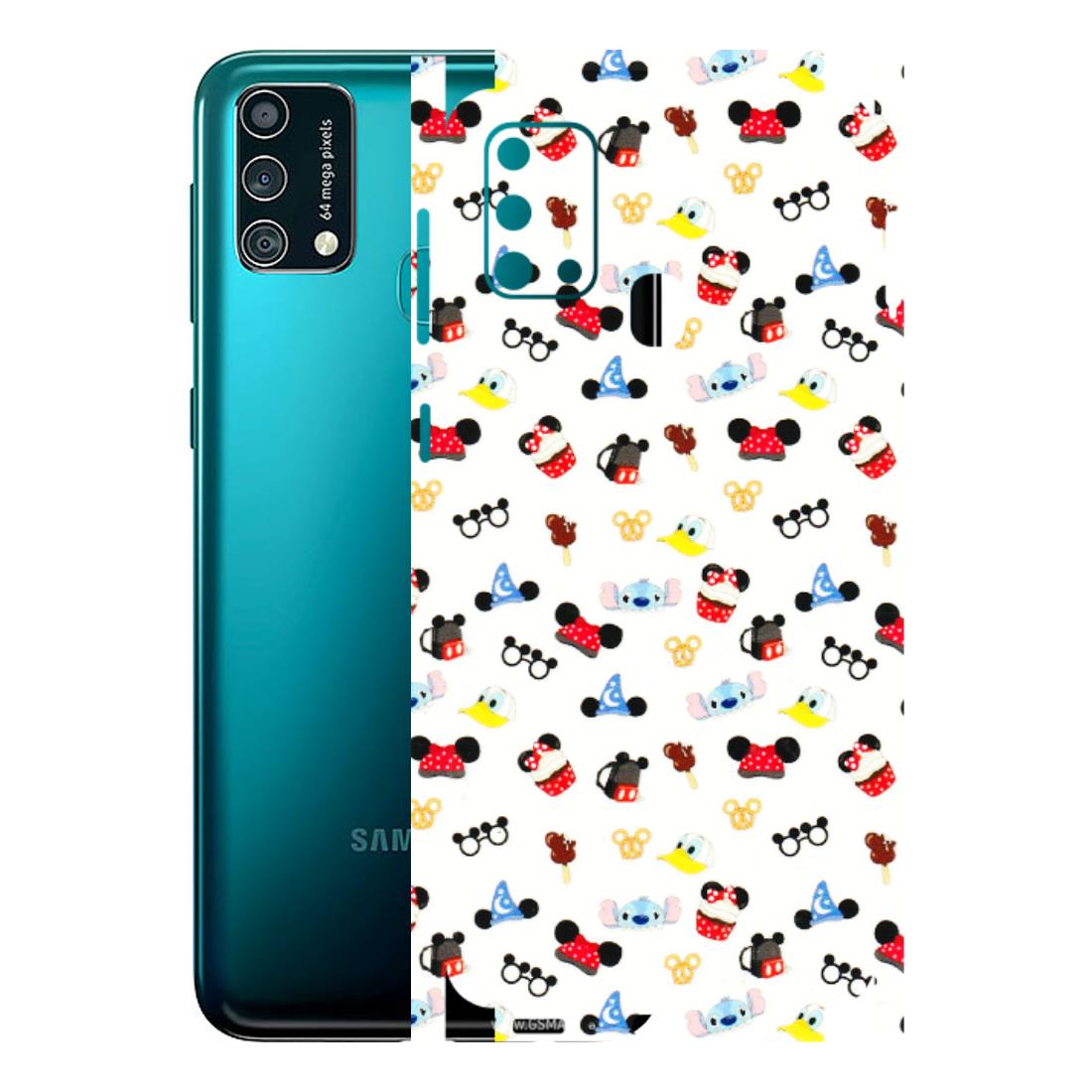 Samsung M/F/Note/Flip and C Phone Skins (All Models) - Minnie Mouse & Donald Doodles s - 3D Embossed Finish (L-194) Samsung Galaxy F41