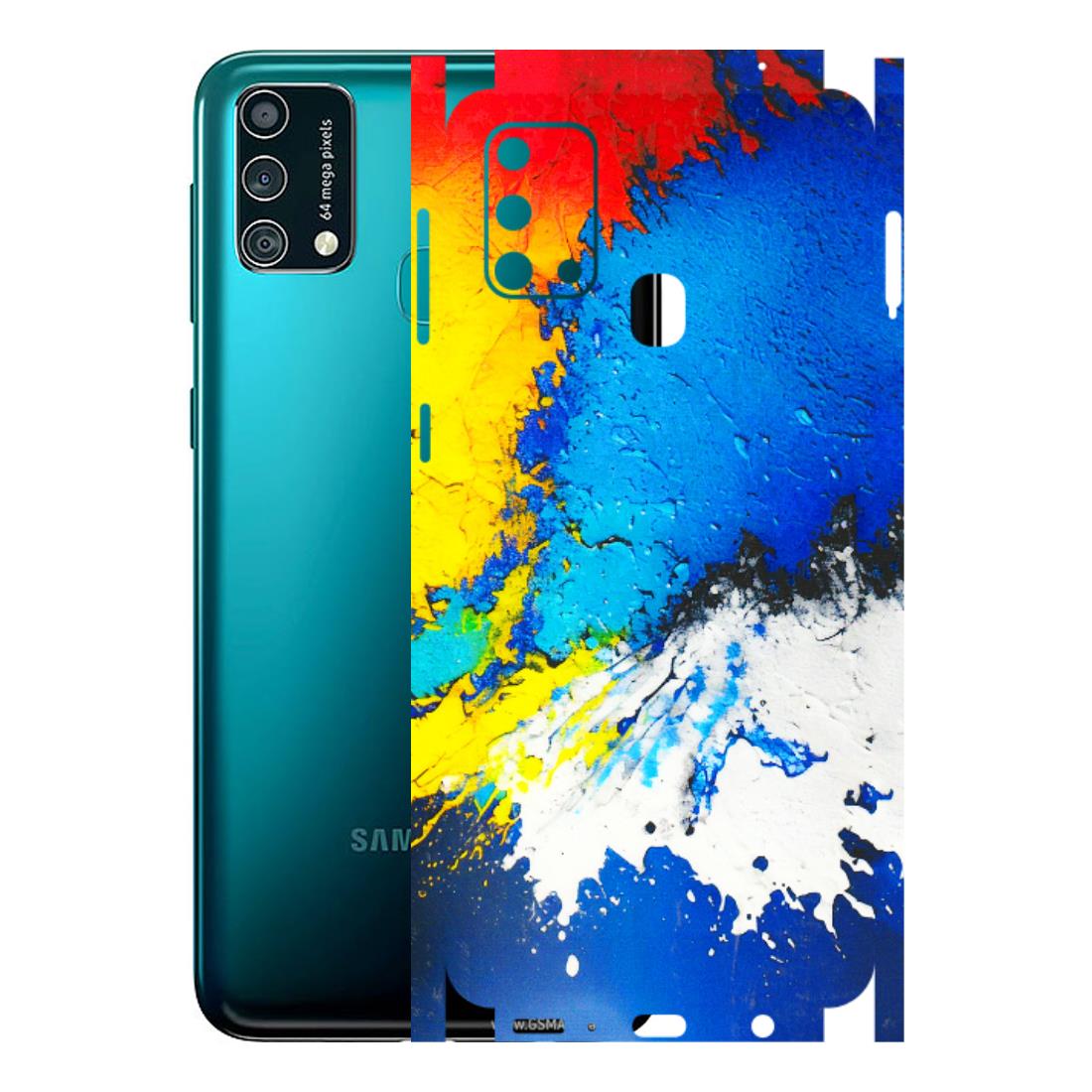 Samsung M/F/Note/Flip and C Phone Skins (All Models) - Acrylic Paint Spill - 3D Embossed Finish (L-229) Samsung Galaxy F41