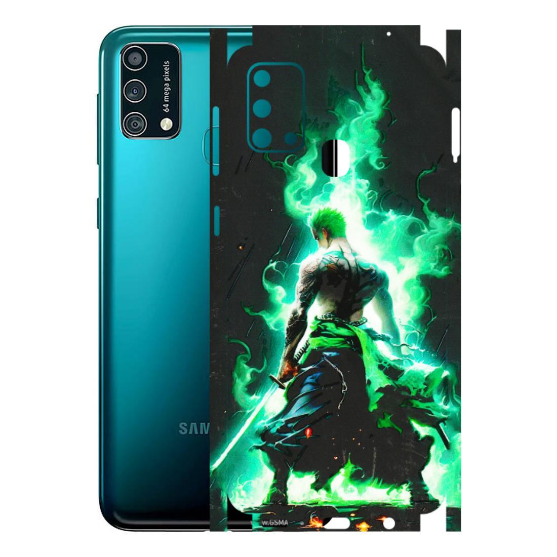 Samsung M/F/Note/Flip and C Phone Skins (All Models) - Zoro Sword - 3D Embossed Finish (L-241) Samsung Galaxy F41