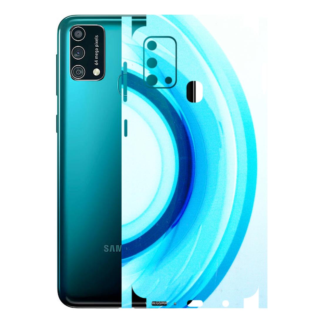Samsung M/F/Note/Flip and C Phone Skins (All Models) - The Blue Curve - 3D Embossed Finish (L-244) Samsung Galaxy F41
