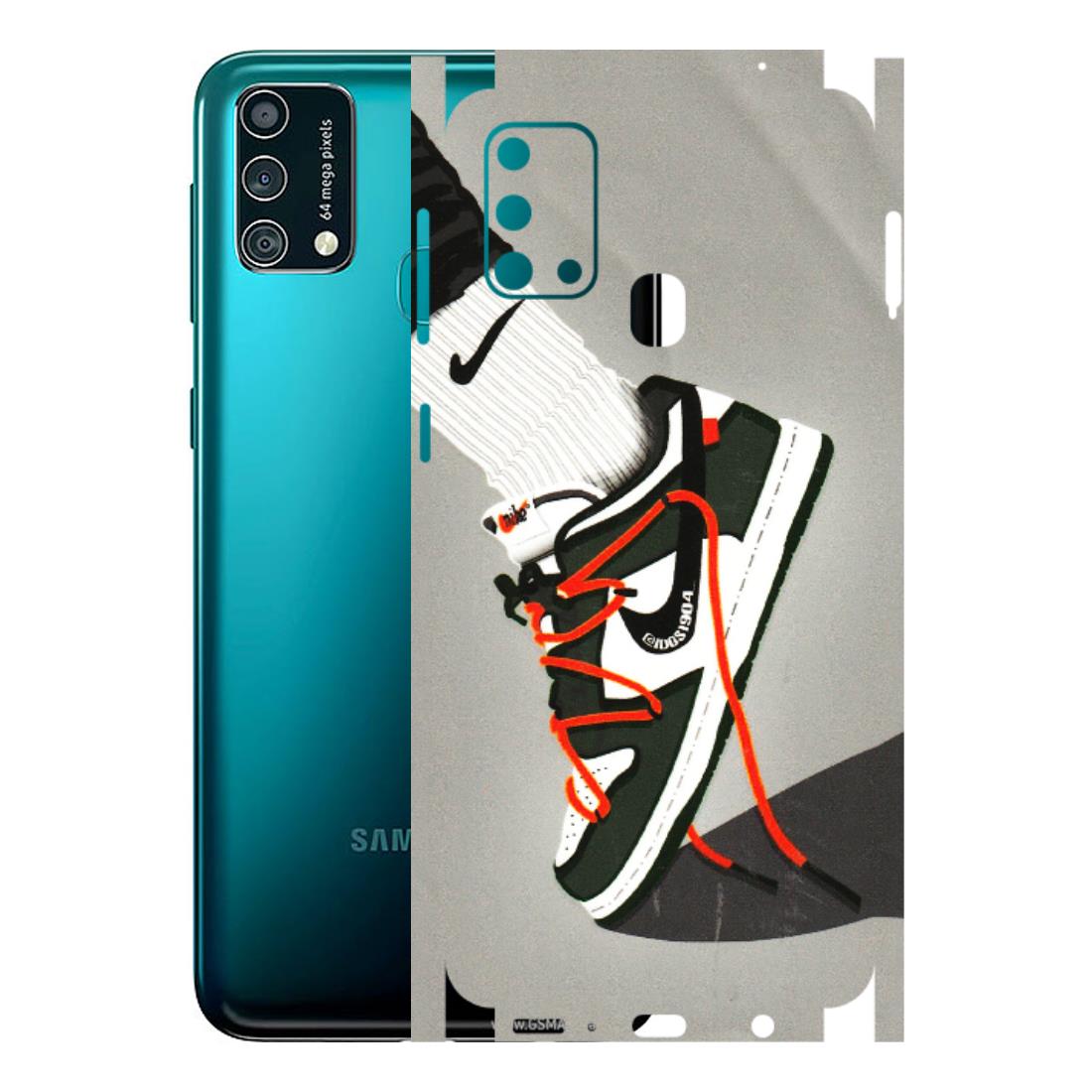 Samsung M/F/Note/Flip and C Phone Skins (All Models) - New Grey Sneaker - 3D Embossed Finish (L-261) Samsung Galaxy F41