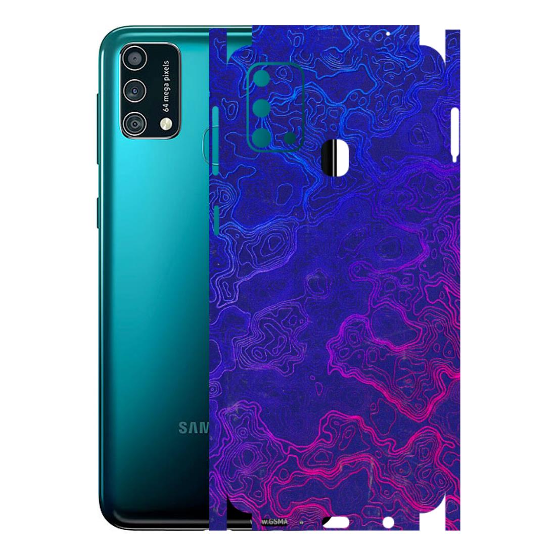 Samsung M/F/Note/Flip and C Phone Skins (All Models) - Purple Ripples Swirl - 3D Embossed Finish (L-314) Samsung Galaxy F41