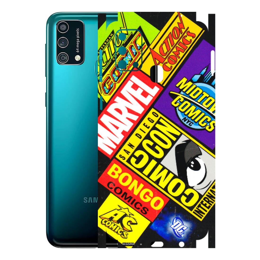 Samsung M/F/Note/Flip and C Phone Skins (All Models) - Bongo Comic Con - 3D Embossed Finish (L-325) Samsung Galaxy F41