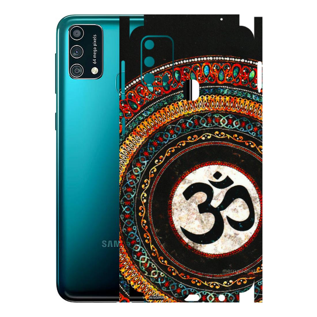 Samsung M/F/Note/Flip and C Phone Skins (All Models) - Aum Chant Abstract - 3D Embossed Finish (L-42) Samsung Galaxy F41