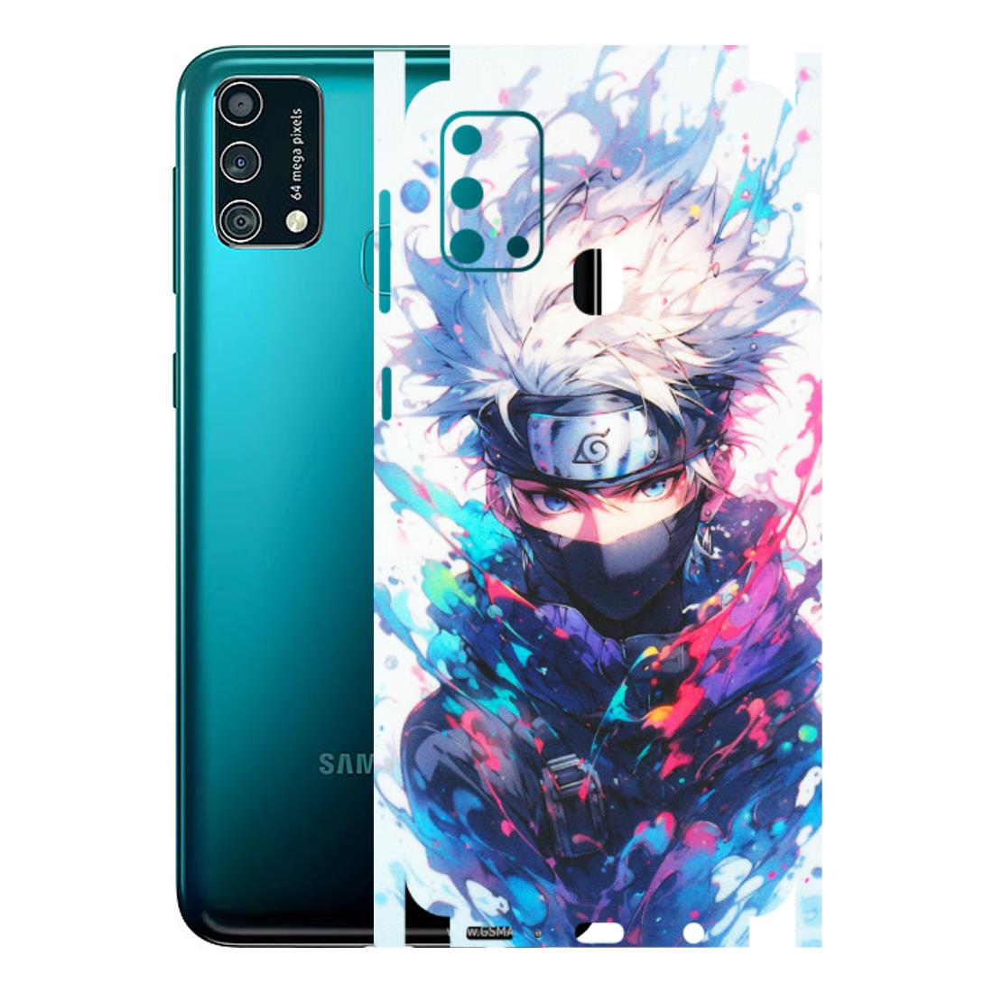 Samsung M/F/Note/Flip and C Phone Skins (All Models) - Naruto Face Mask - Matte Finish (M-03) Samsung Galaxy F41