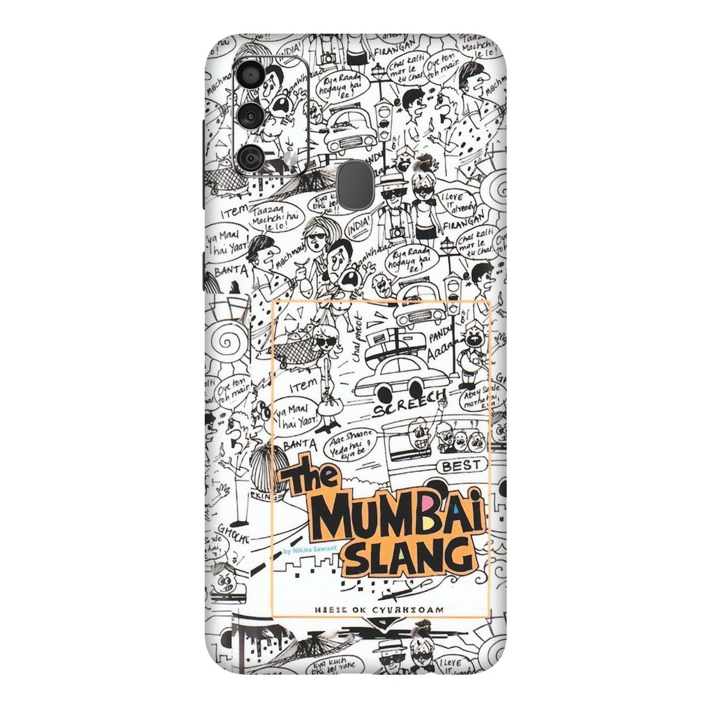 Samsung M/F/Note/Flip and C Phone Skins (All Models) - The Mumbai Slang - Matte Finish (M-142) Samsung Galaxy F41